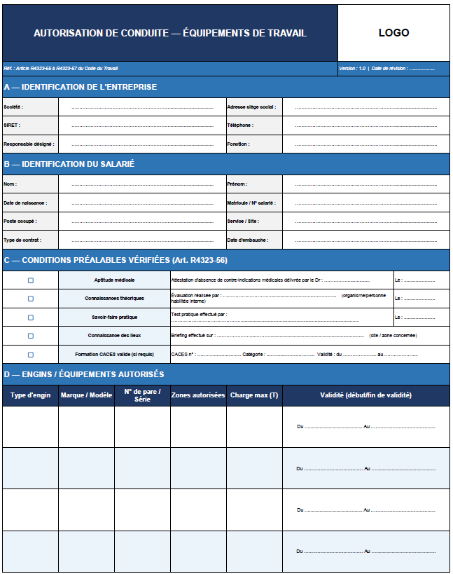 Modèle autorisation de conduite p2